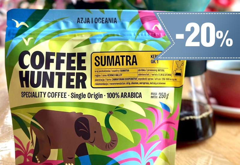 20% rabatu na Kawę paczkowaną