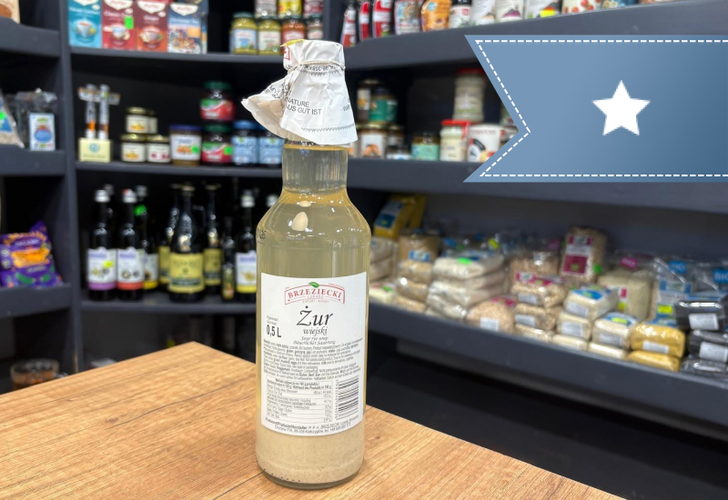 Żur Wiejski Brzeziecki zamiast 9zł z kartą zapłacisz 7,5zł