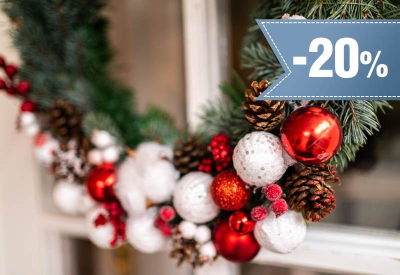 20% rabatu na stroiki świąteczne