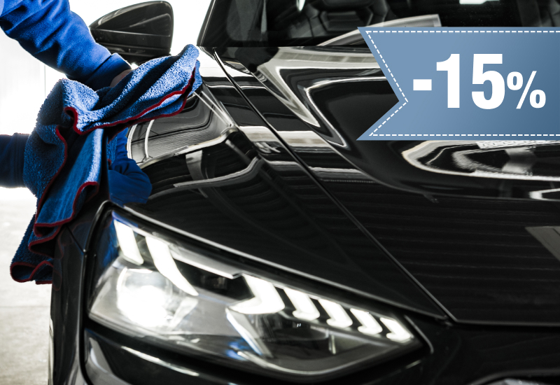 15% rabatu na Myjnię