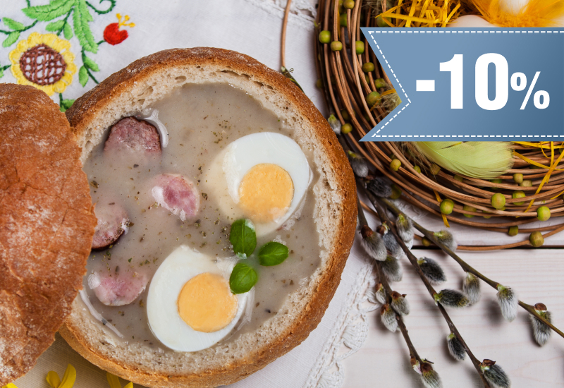 10% rabatu na catering wielkanocny