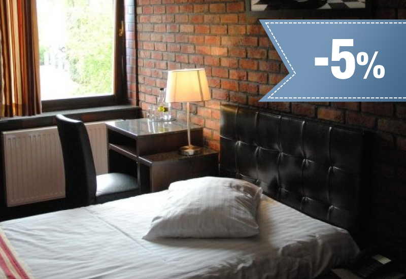 5% rabatu na noclegi 