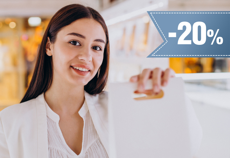 20% rabatu na wyroby ze srebra